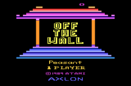 Off The Wall Title Screen